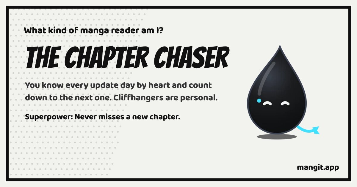 Result card for The Chapter Chaser, with Inku the Mangit ink drop