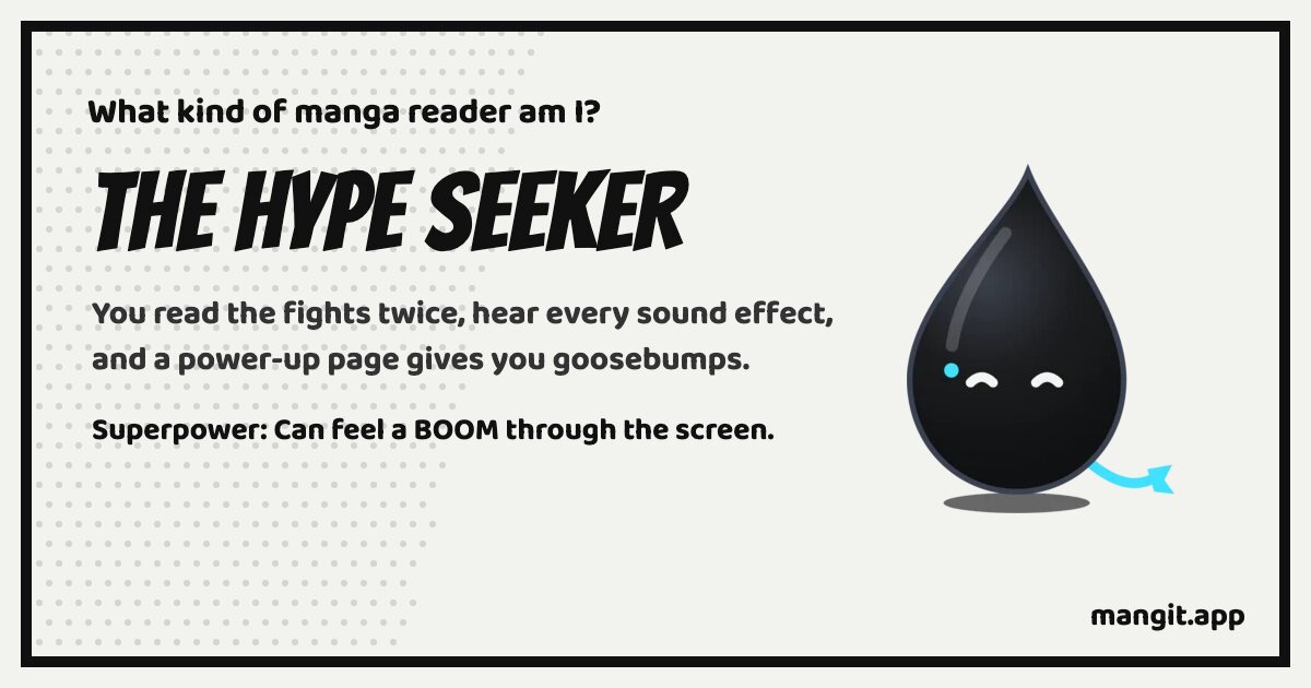 Result card for The Hype Seeker, with Inku the Mangit ink drop