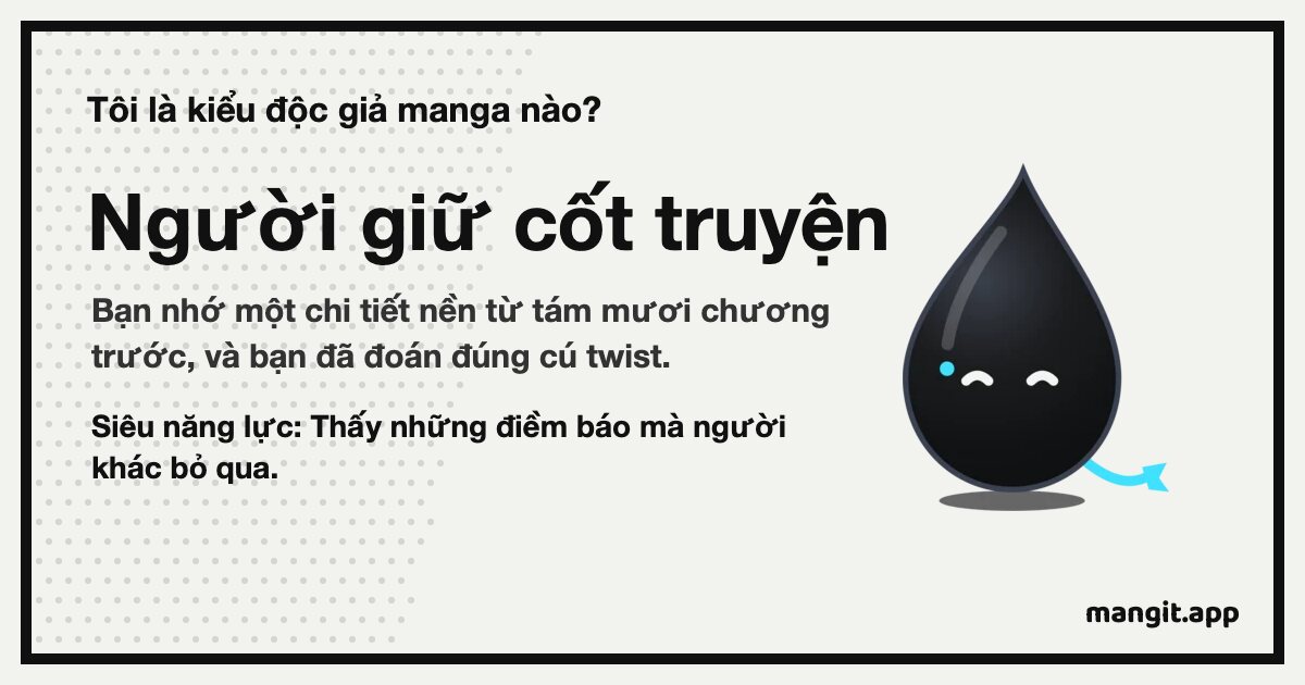 Thẻ kết quả Người giữ cốt truyện, có Inku, giọt mực của Mangit